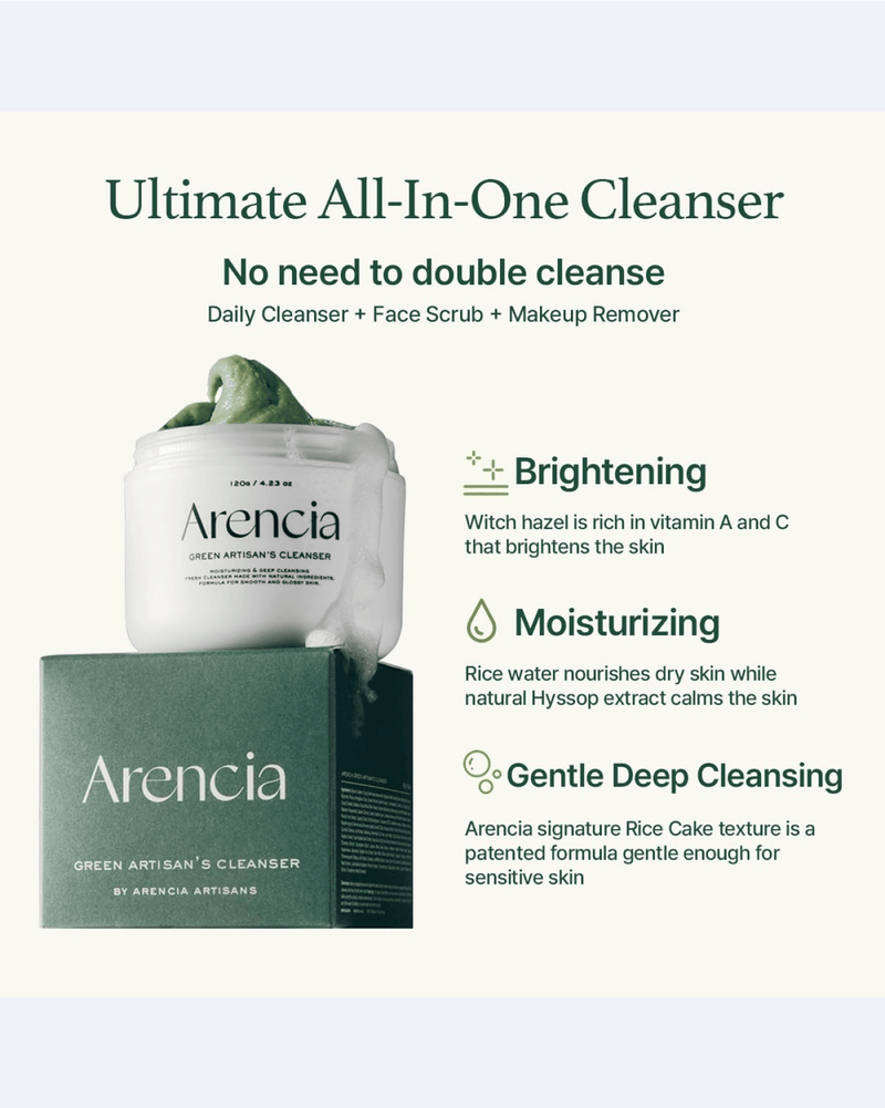 Fresh Green Rice Mochi Cleanser