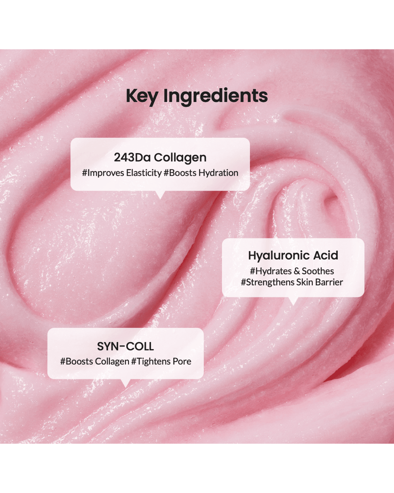 Collagen Mask to Foam Cleanser