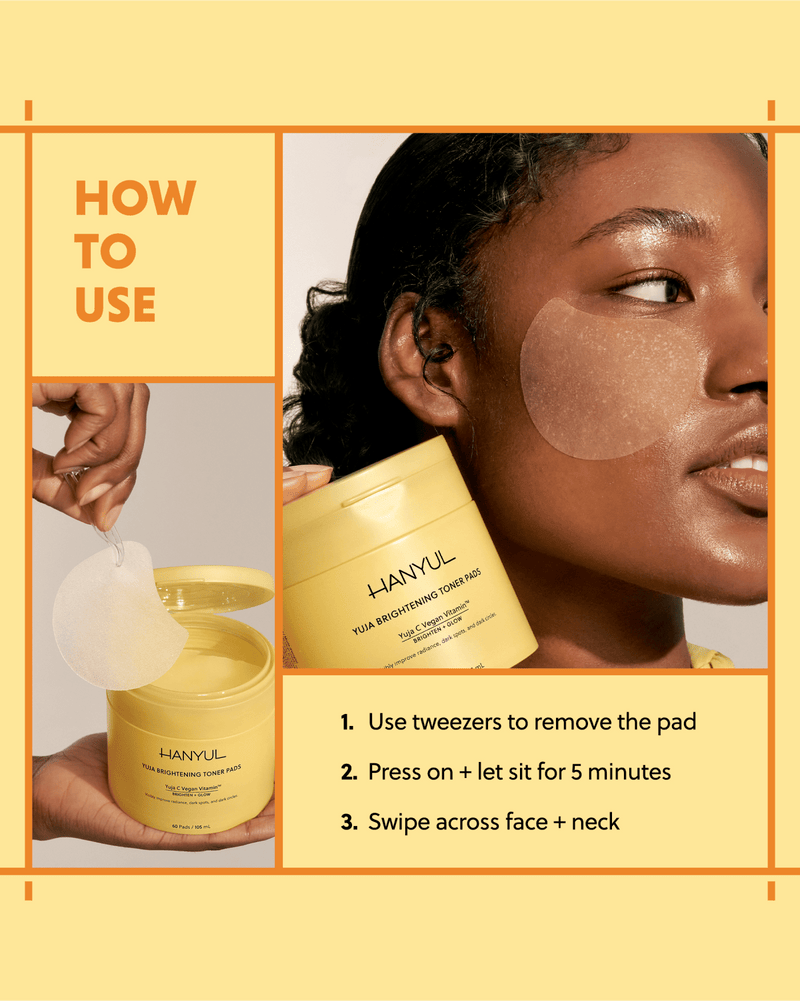 Yuja Brightening Toner Pads