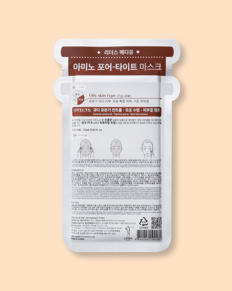 Mediu Amino Pore-Tight Mask