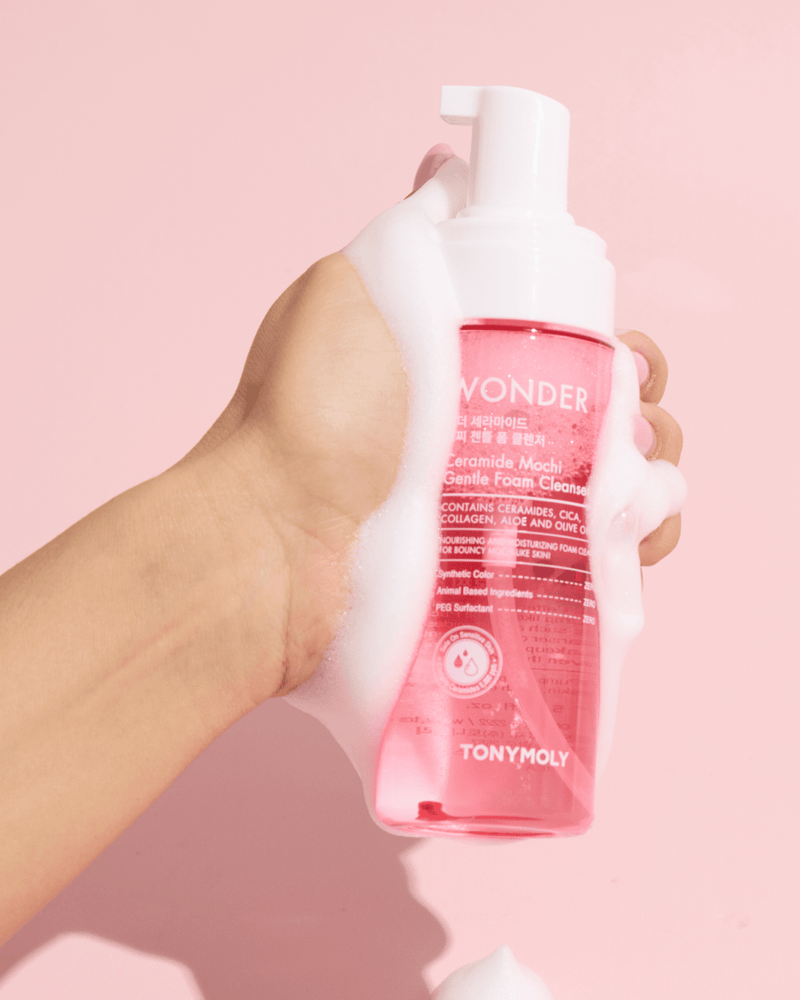Wonder Ceramide Mochi Gentle Foam Cleanser