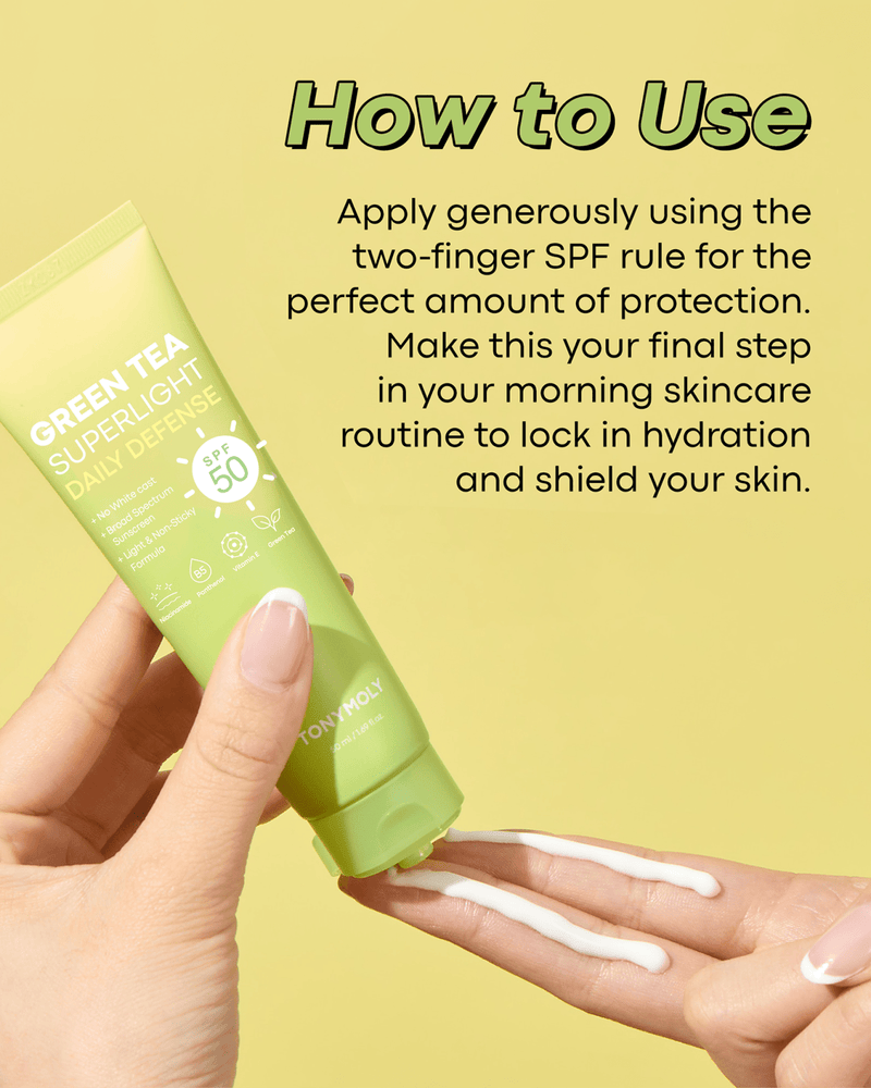Green Tea Superlight Daily Defense Sunscreen SPF 50